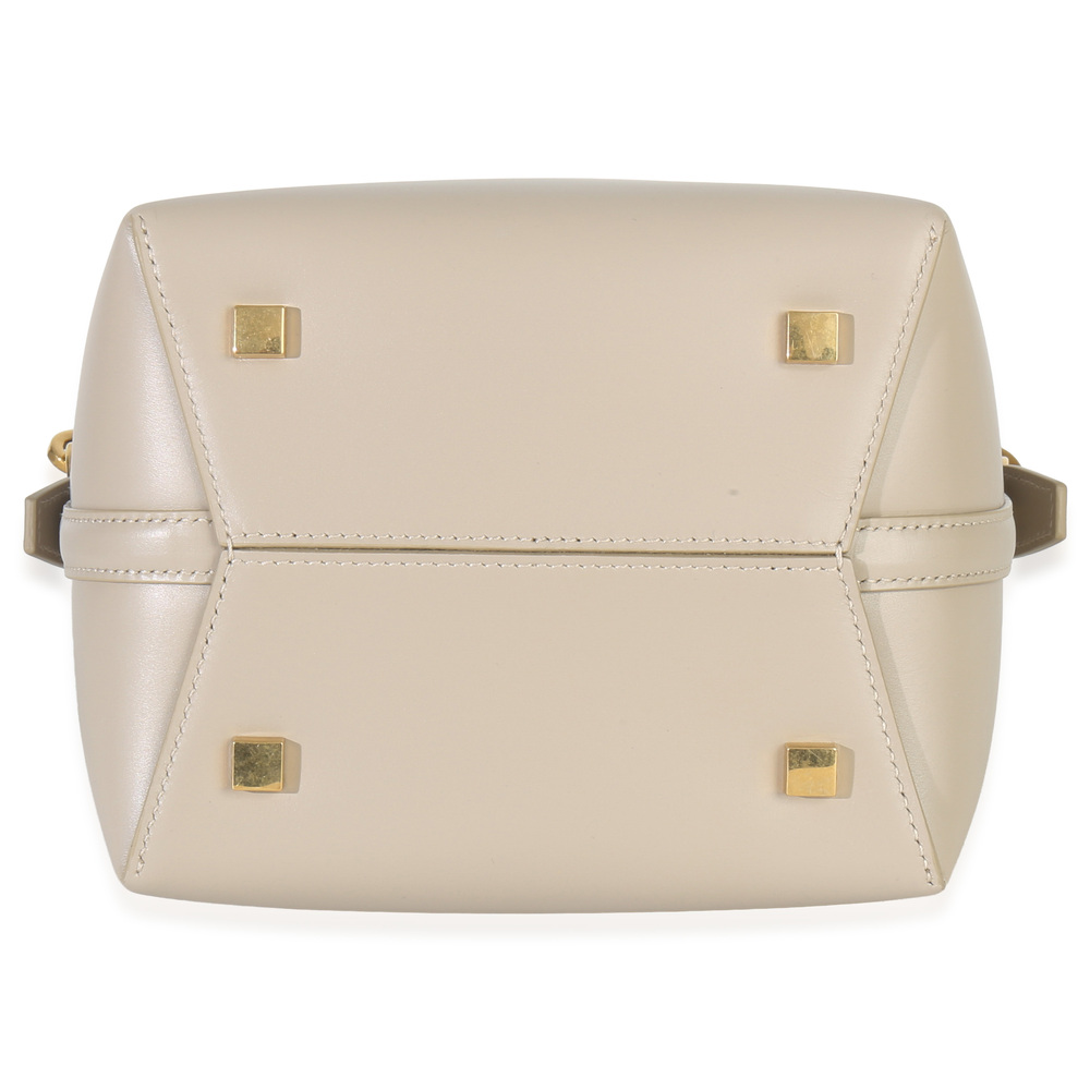 Saint Laurent Beige Shiny Calfskin Small Le 37 Bucket Bag - Picture 5 of 8